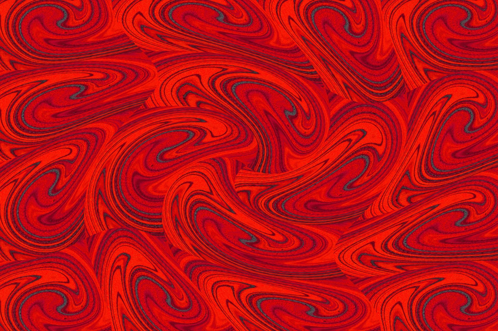 Wallpaper, swirls, distorted, pattern, red