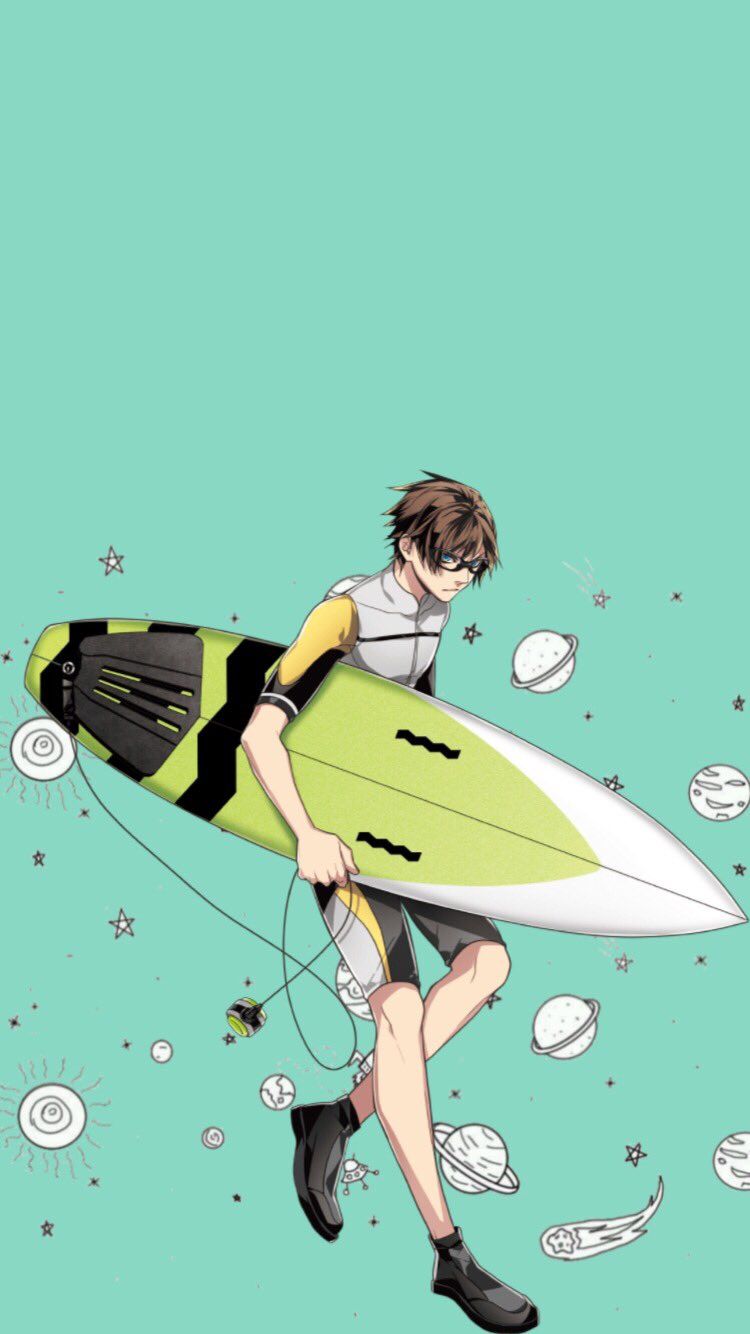 Anime, Girl, beach, Surfboard, HD wallpaper | Peakpx
