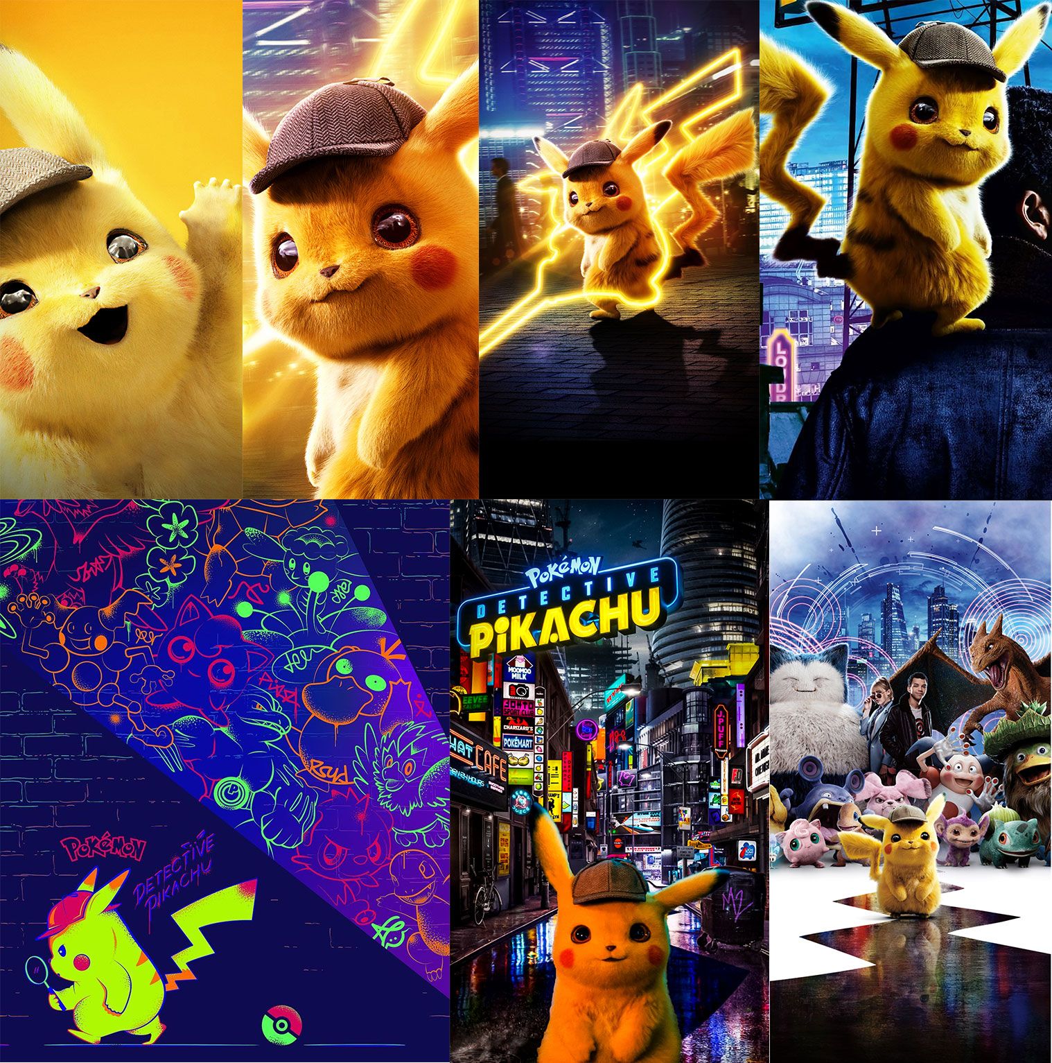 Download Detective Pikachu Wallpaper For Your Smartphone [9 HQ Walls]