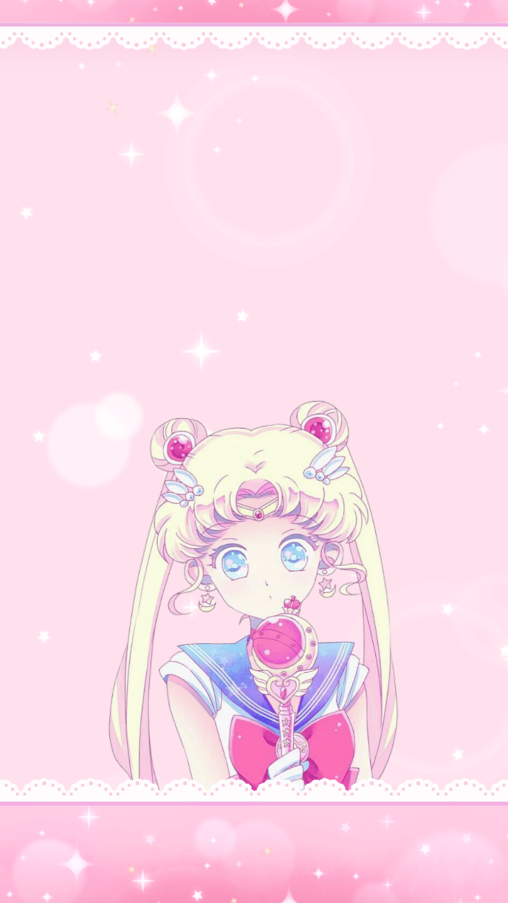 Kawaii Sailor Moon iPhone Wallpaper. ipcwallpaper. Sailor moon wallpaper, Sailor moon art, Sailor moon