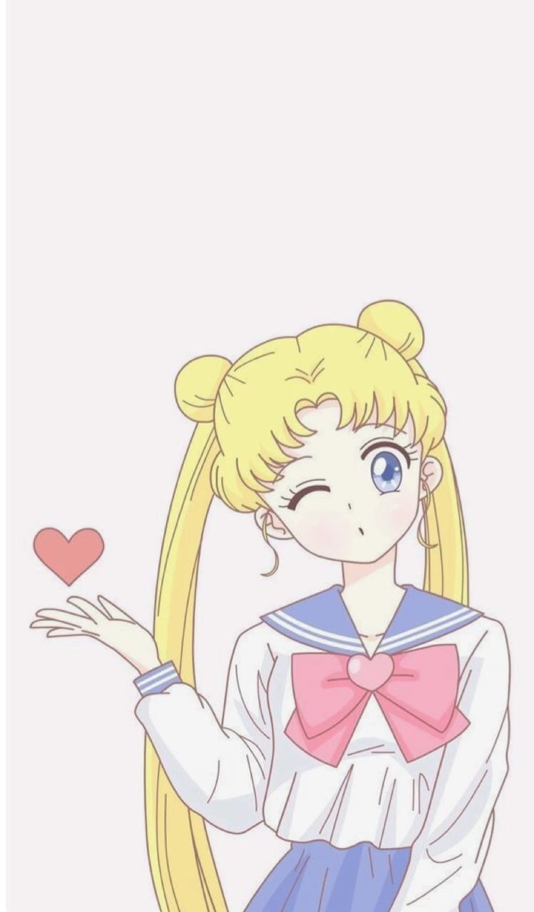 This Sailor Moon background can turn any phone from eh to CUTE! #foundonweheartit #iphonebackground #ph. Sailor moon usagi, Sailor moon art, Sailor moon wallpaper