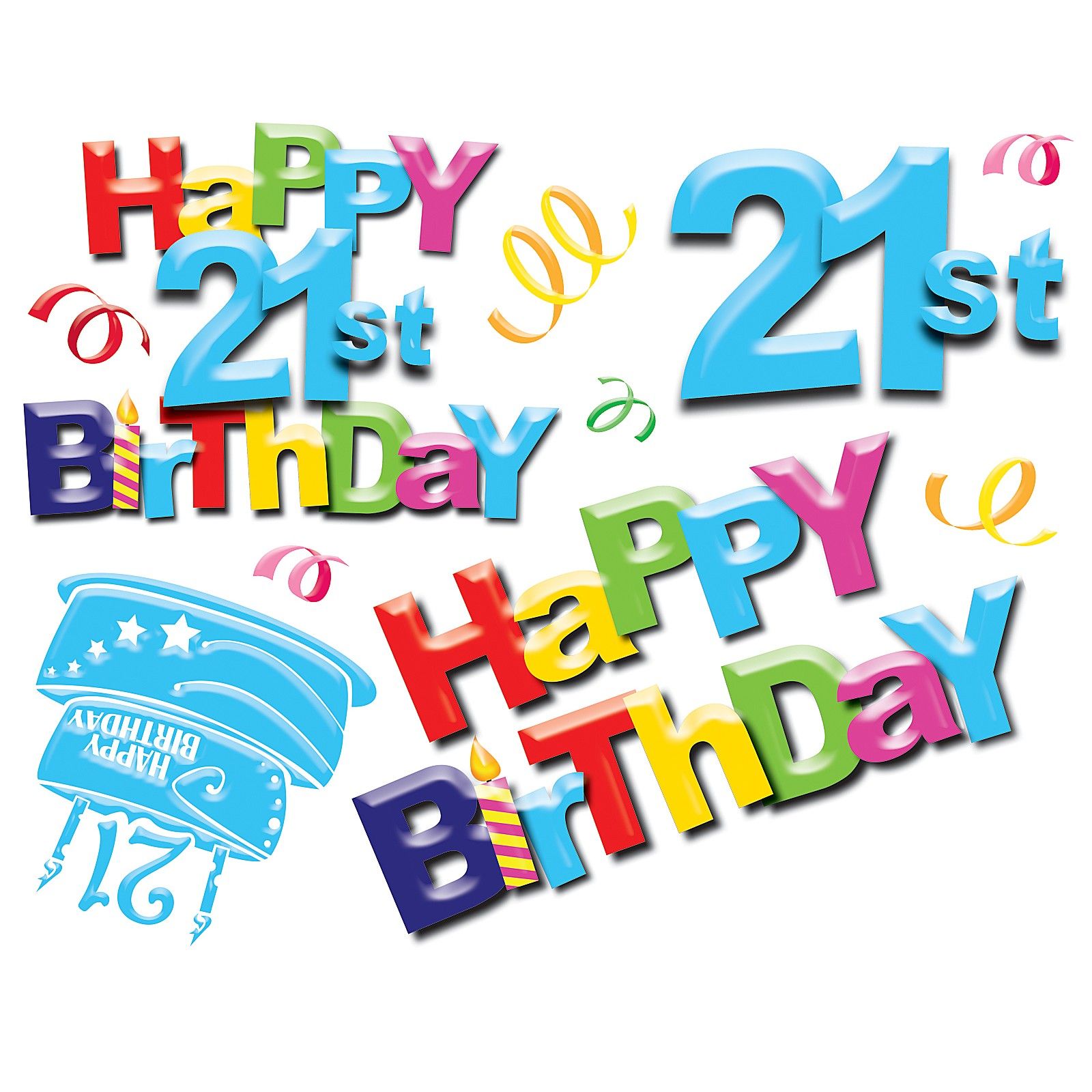 Free Happy 21st Birthday Graphics, Download Free Clip Art, Free Clip Art on Clipart Library