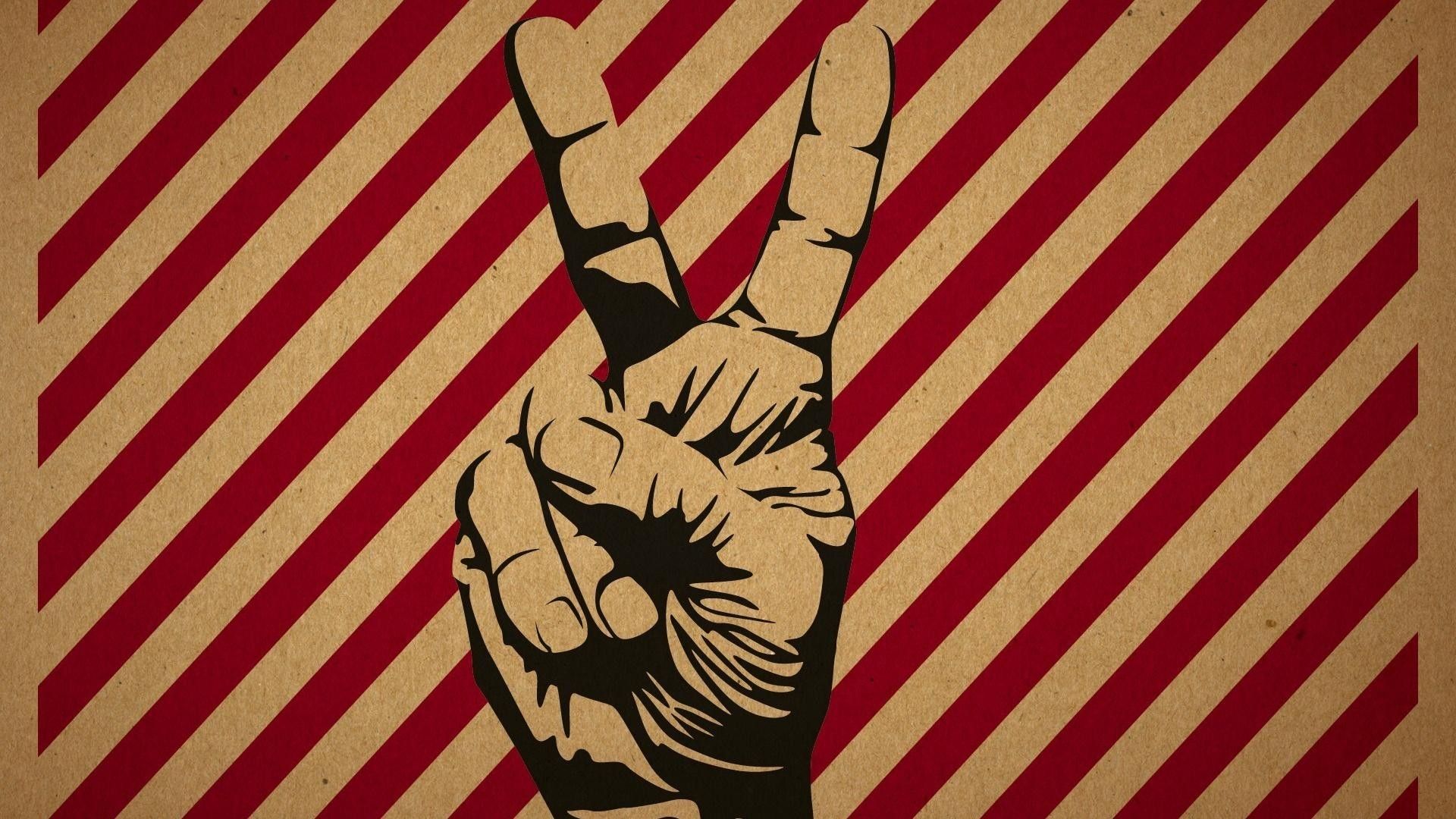 Retro Art Victory wallpaper