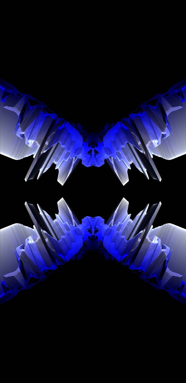Blue Abstract AMOLED wallpaper