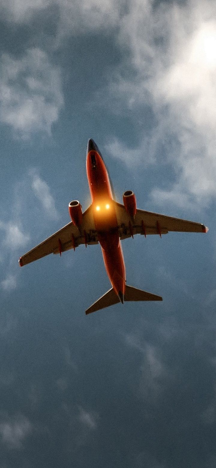 Airplane Sky Phone Wallpaper