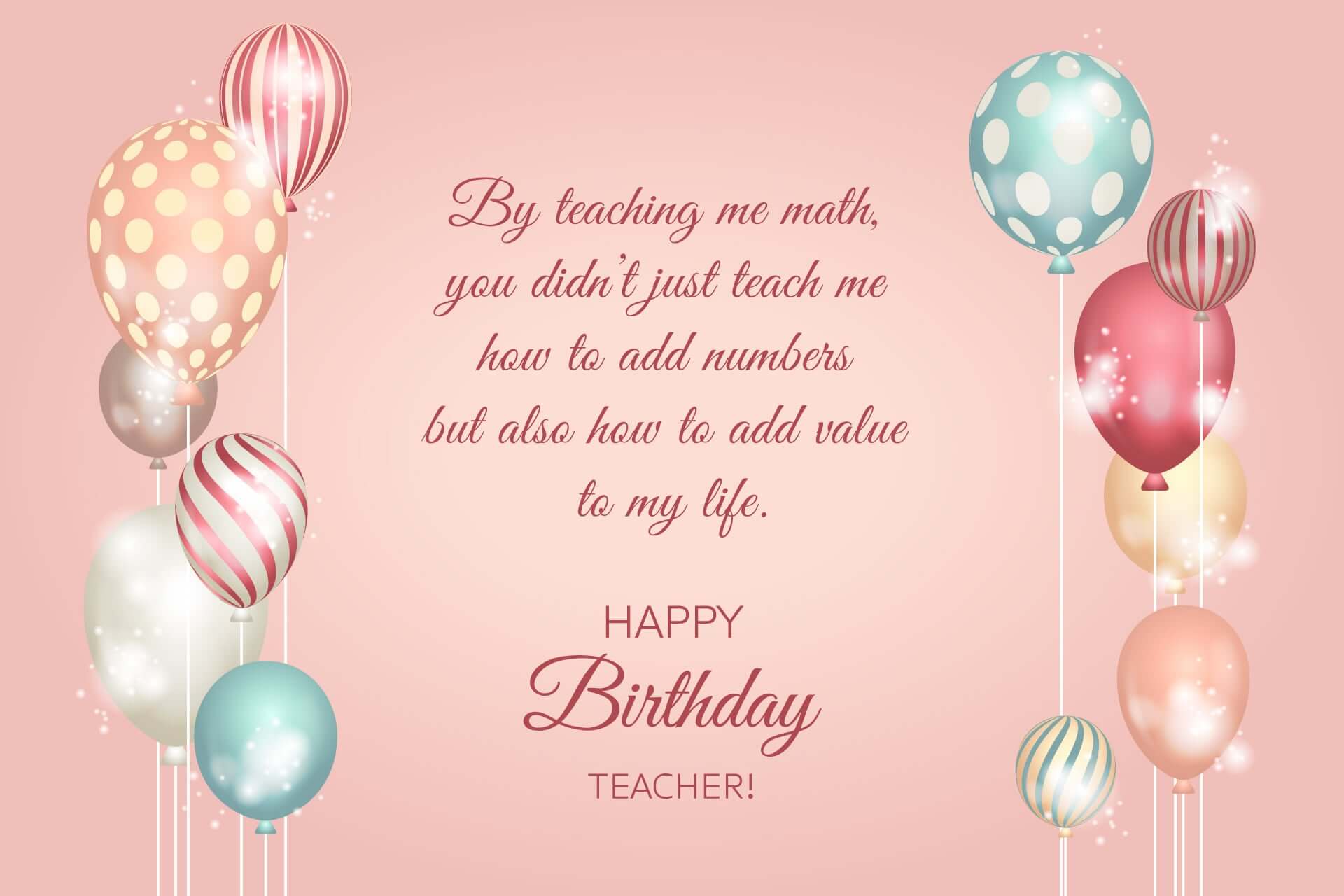 Happy Birthday Wishes for Teacher. Best Birthday Wishes 2020