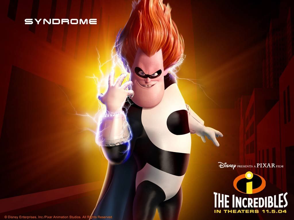 Syndrome. The incredibles, Syndrome the incredibles, The incredibles 2004