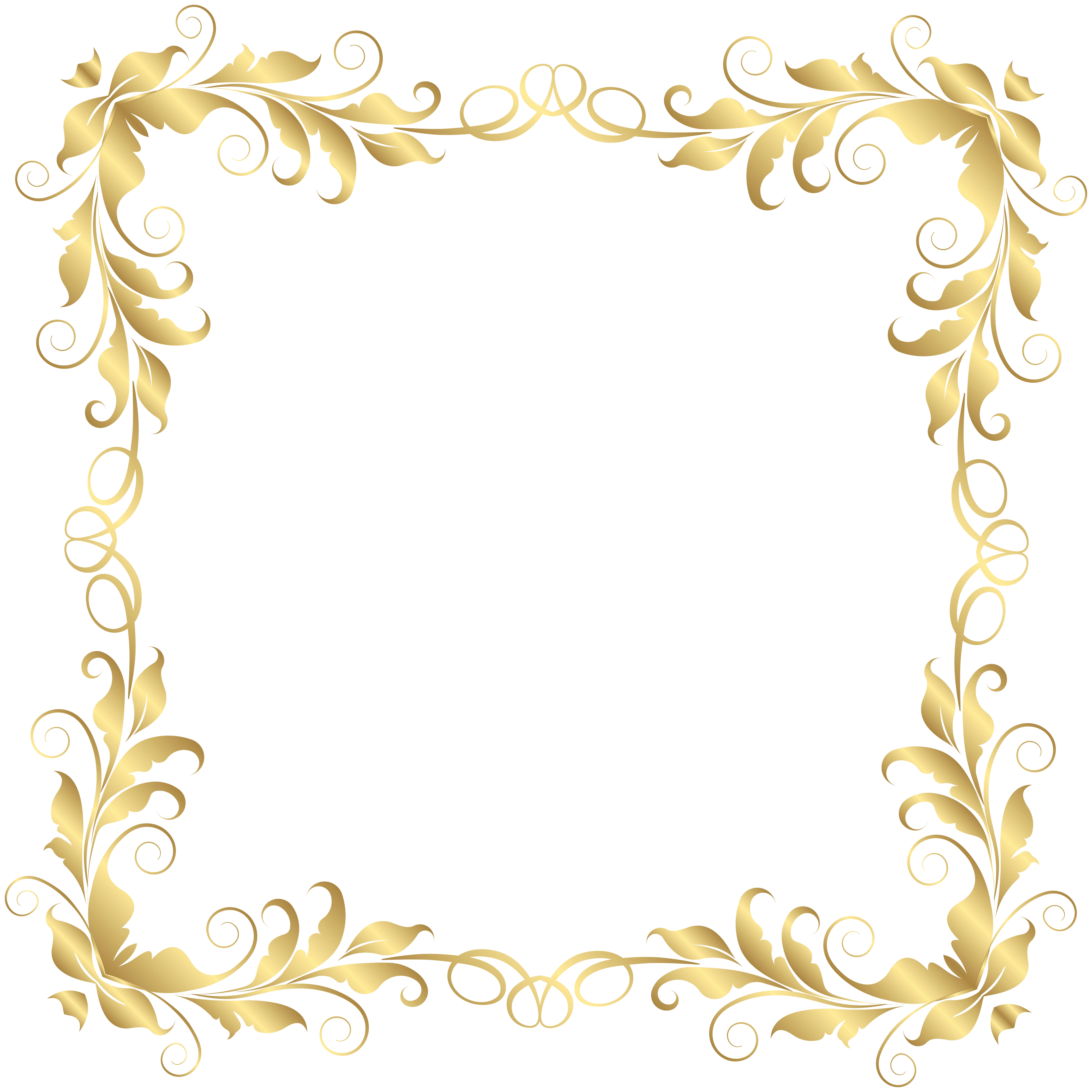 Floral Border Frame PNG Clip Art Image Quality Image And Transparent PNG Free Clipart