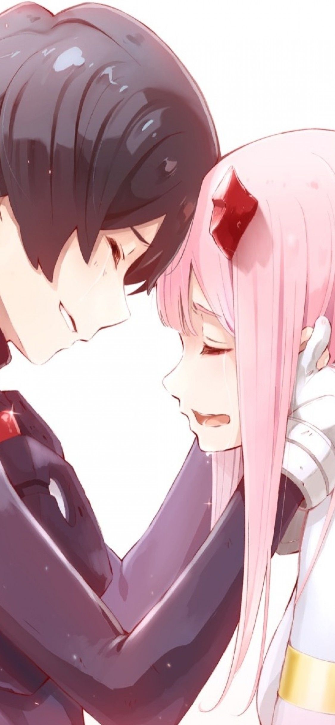 Hiro and Zero Two Wallpapers link in the comments  rDarlingInTheFranxx