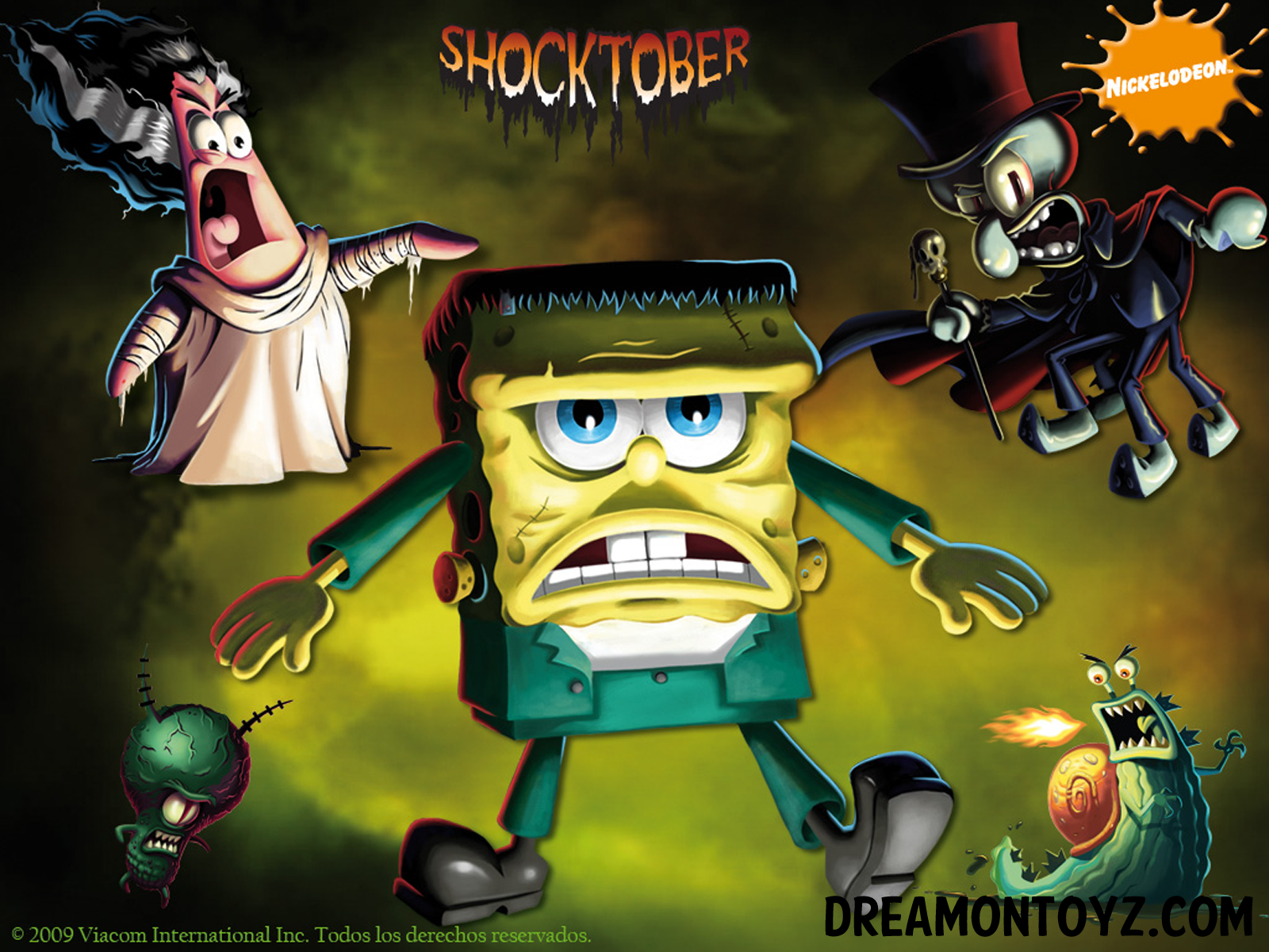 SpongeBob Halloween Wallpaper Free SpongeBob Halloween Background