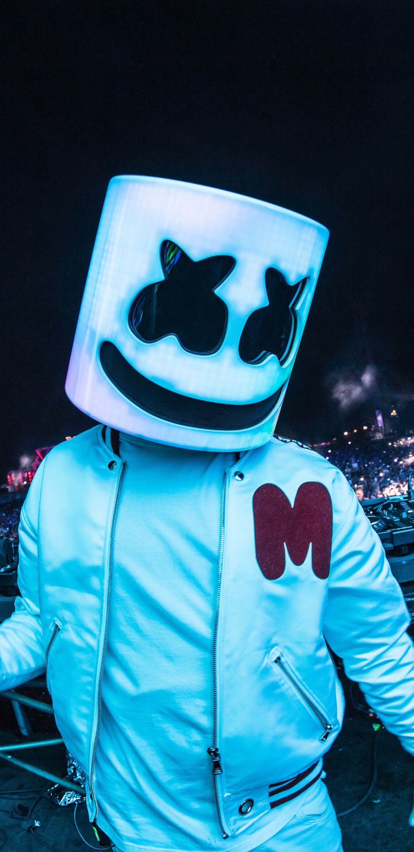 Download 1440x2960 wallpaper marshmello, dj, musician, 2018, live performance, samsung galaxy s8, samsung galaxy s8 plus, 1440x2960 HD image, background, 10362
