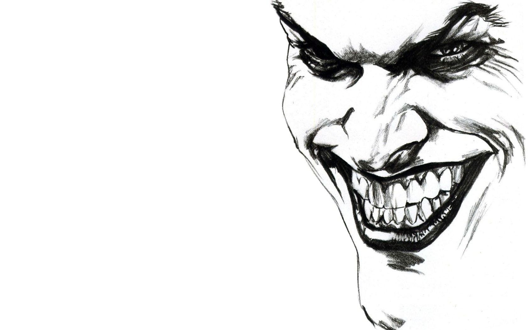 Joker Sketch HD Wallpaper. HD Wallpaper. Joker smile, Joker drawings, Joker sketch
