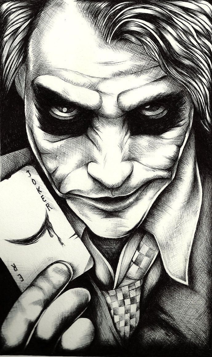 Joker  Drawing Skill