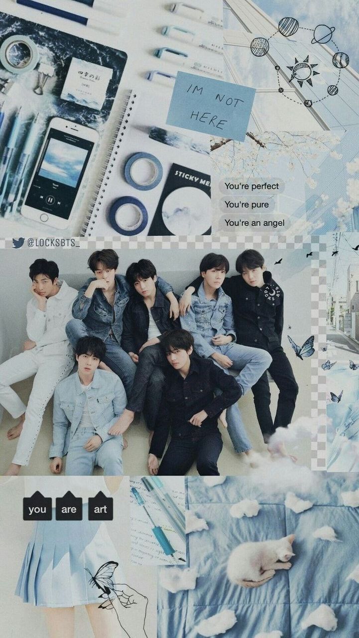 BTS Collage Wallpaper Free BTS Collage Background