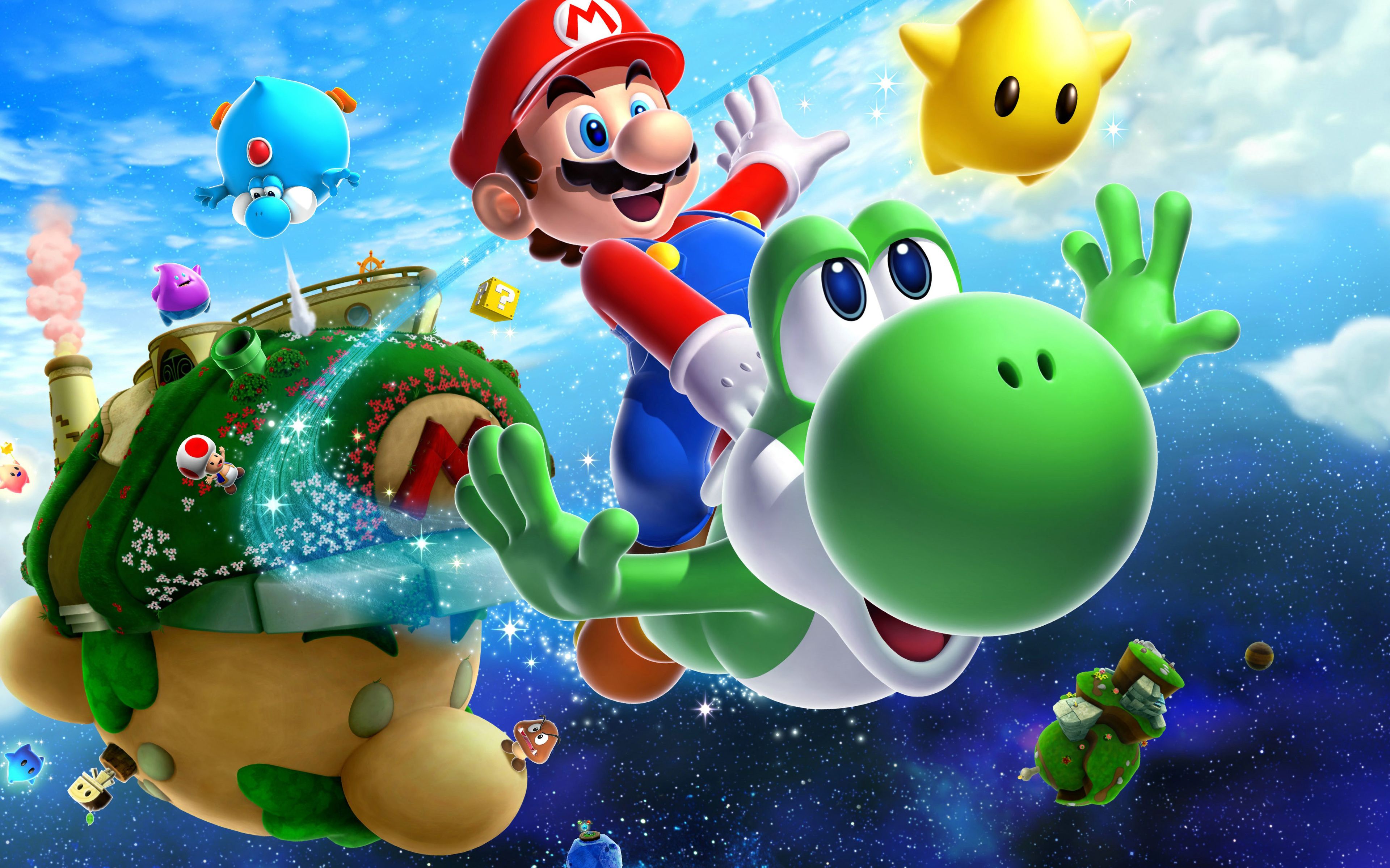 Super Mario Galaxy 2 4k HD 4k Wallpaper, Image, Background, Photo and Picture