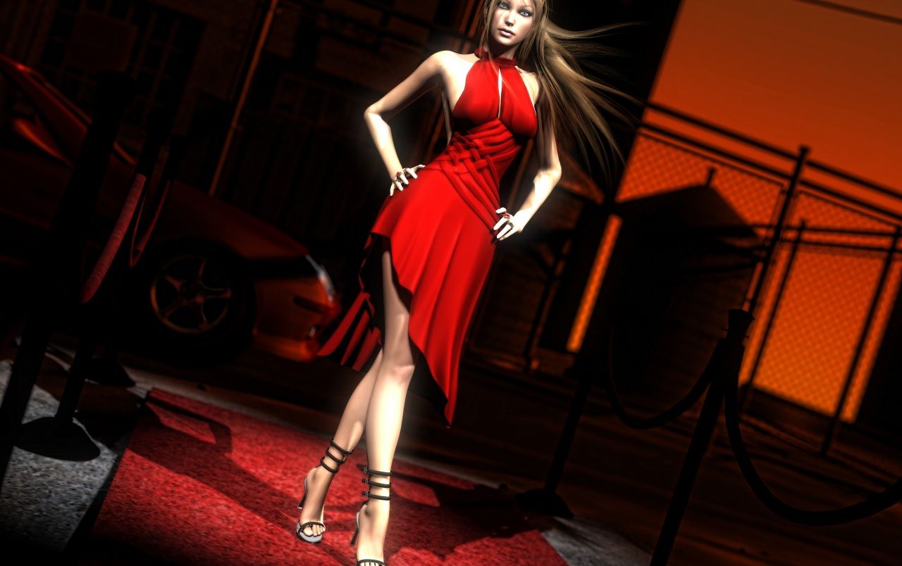 Anime Red Girl Wallpapers Wallpaper Cave