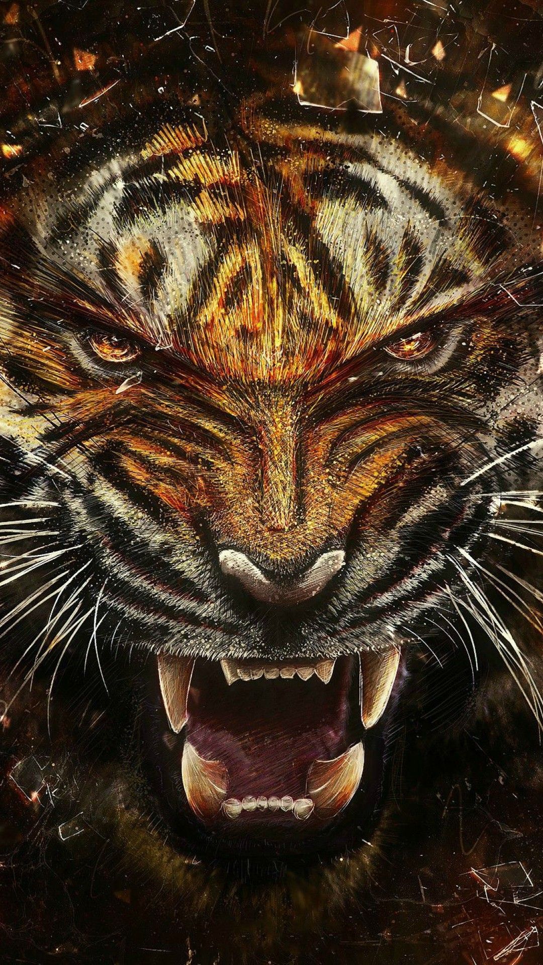 Tiger HD Wallpaper iPhone 6 / 6S Plus