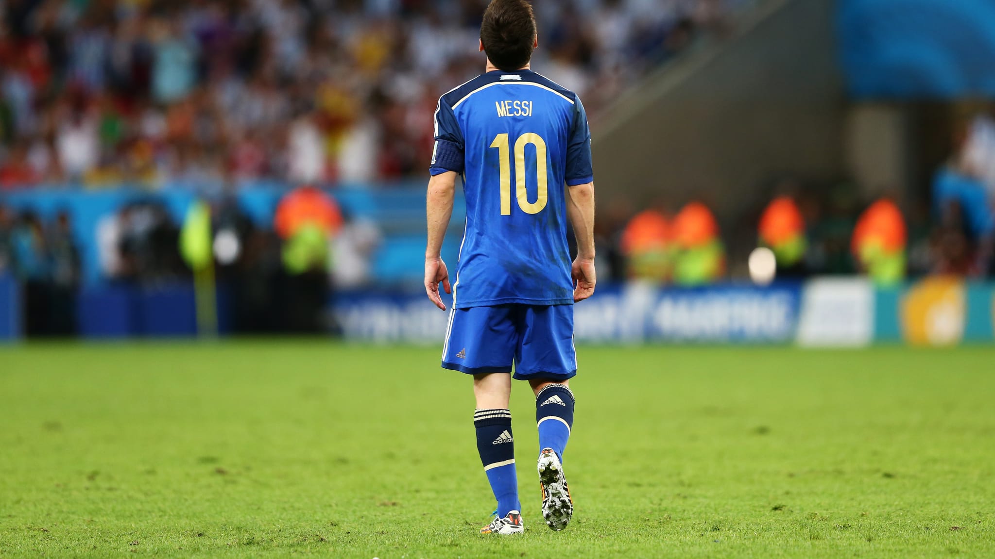 Messi на спине Аргентина