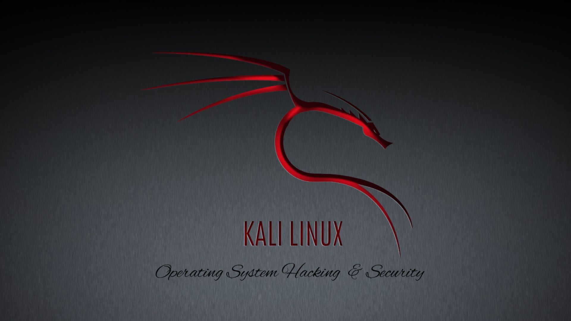 Red Dragon Kali Linux Desktop wallpaper 1920x1080