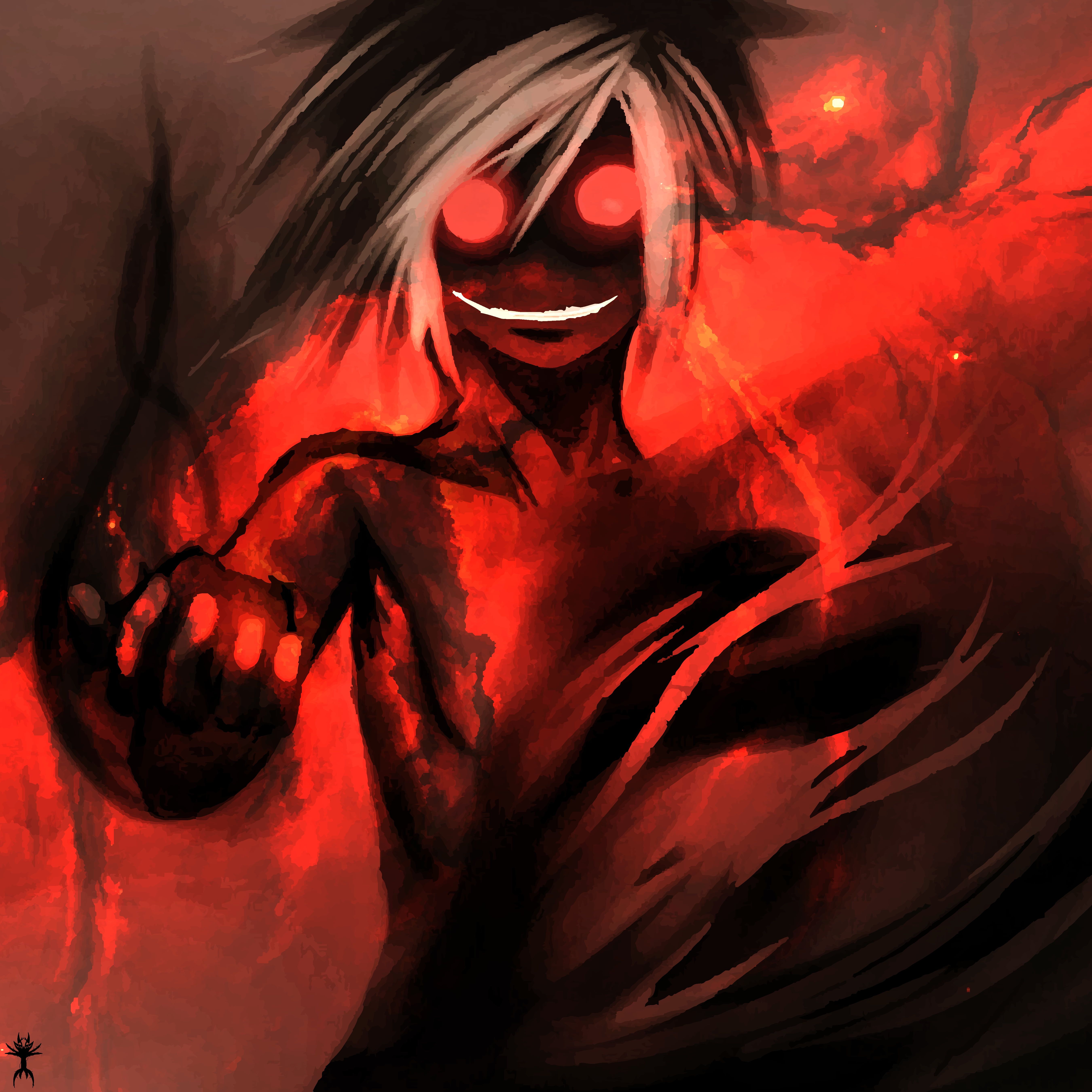 Anime demon wallpaper by Moon45532  Download on ZEDGE  200c