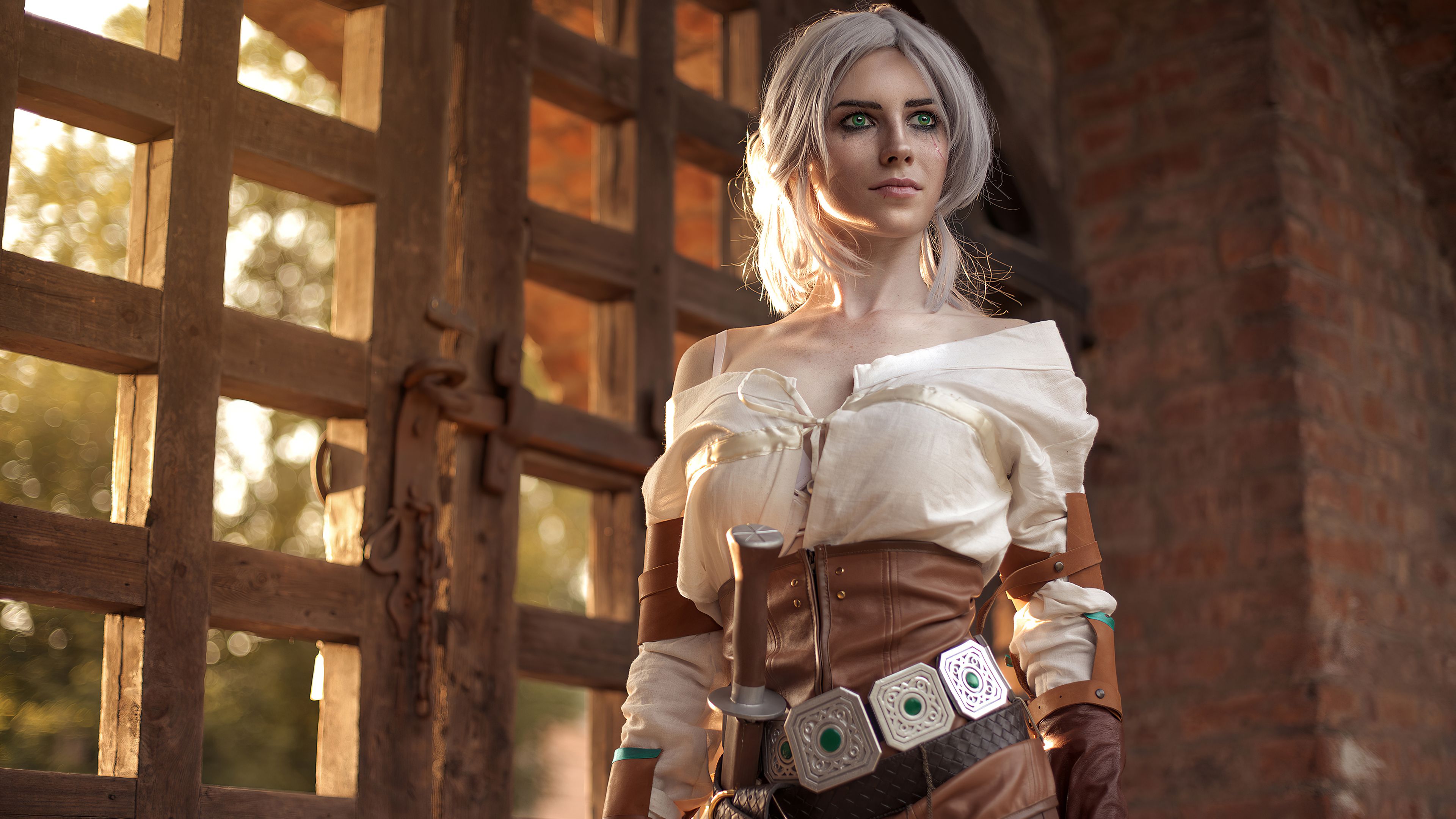 Ciri Witcher 3 Girl Cosplay 4k HD Wallpaper and Background Image