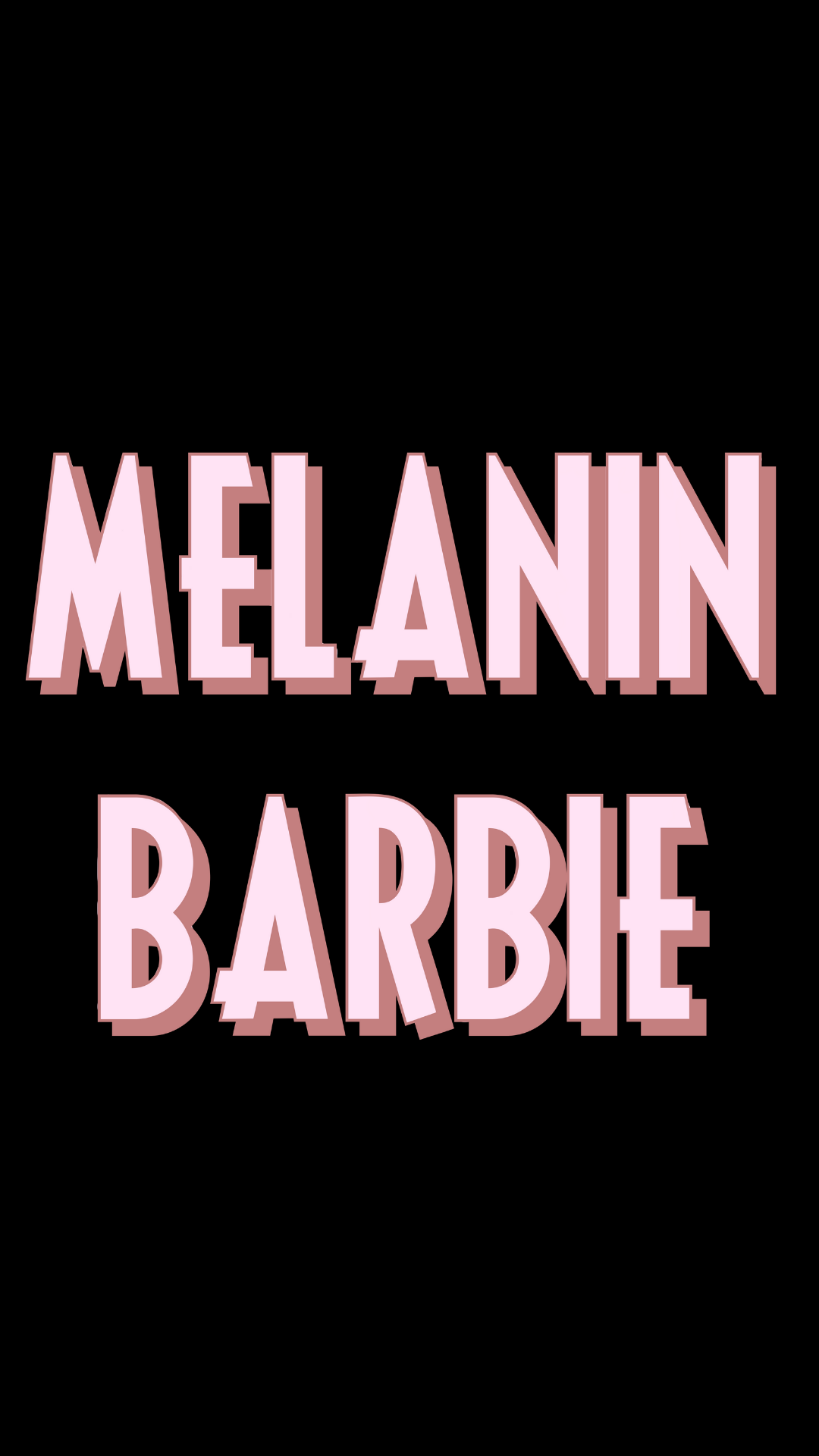 Pastel Melanin Barbie Sticker / Pink Aesthetic BLM Sticker /. Etsy. Black aesthetic wallpaper, Black girl magic art, Black girl cartoon