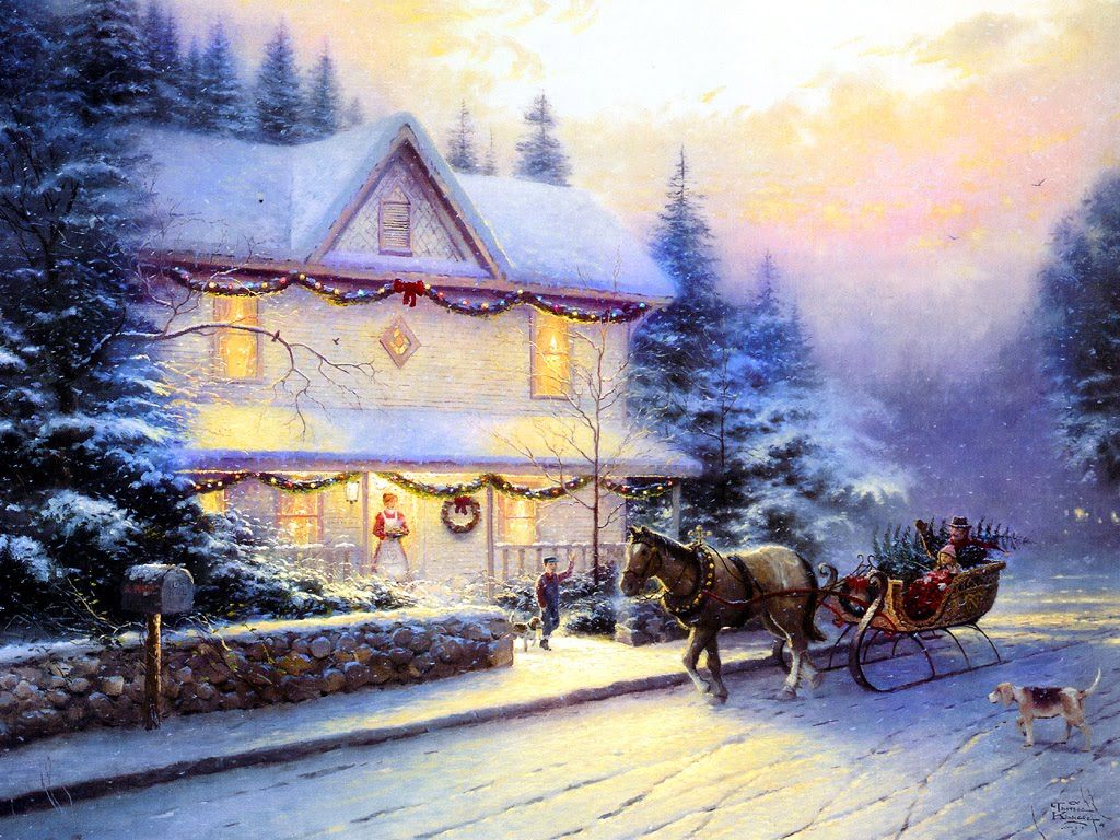 Veres Wallpaper: Christmas Horse Wallpaper