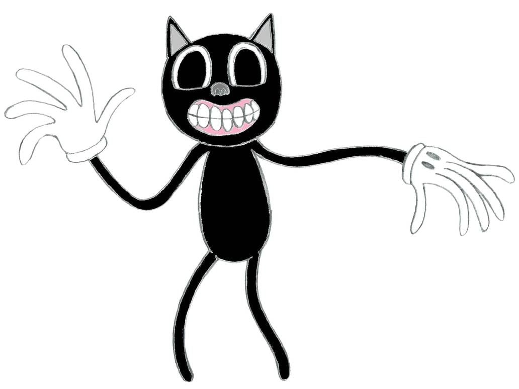 Cartoon Cat. Cartoon cat, Scary cat, Creepy cat