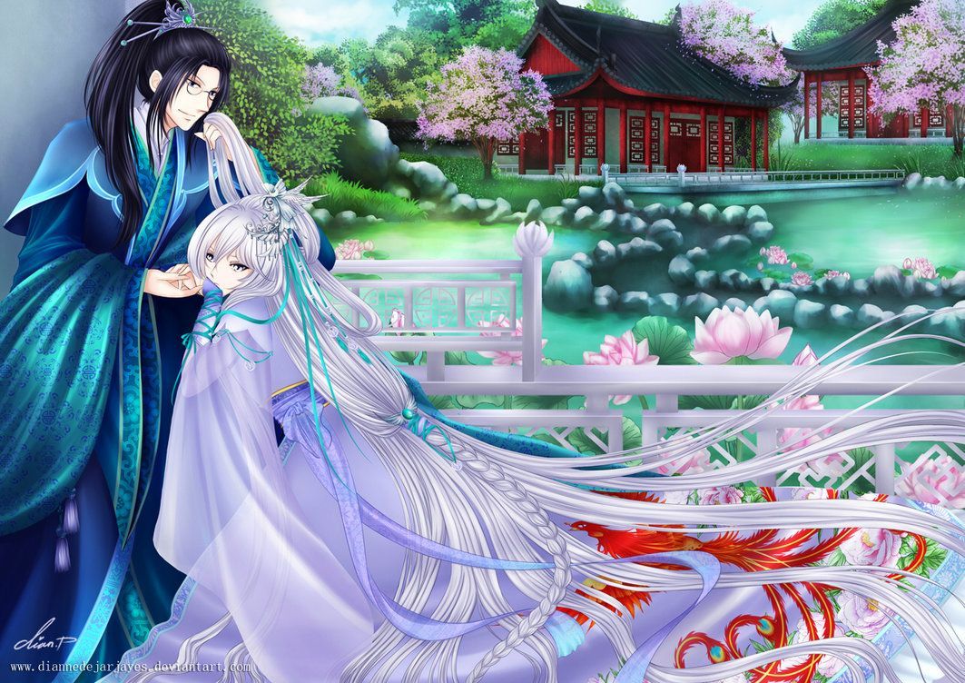 Clow Reed x Yue by DianneDejarjayes. Anime background wallpaper, Anime, Beauty scenery