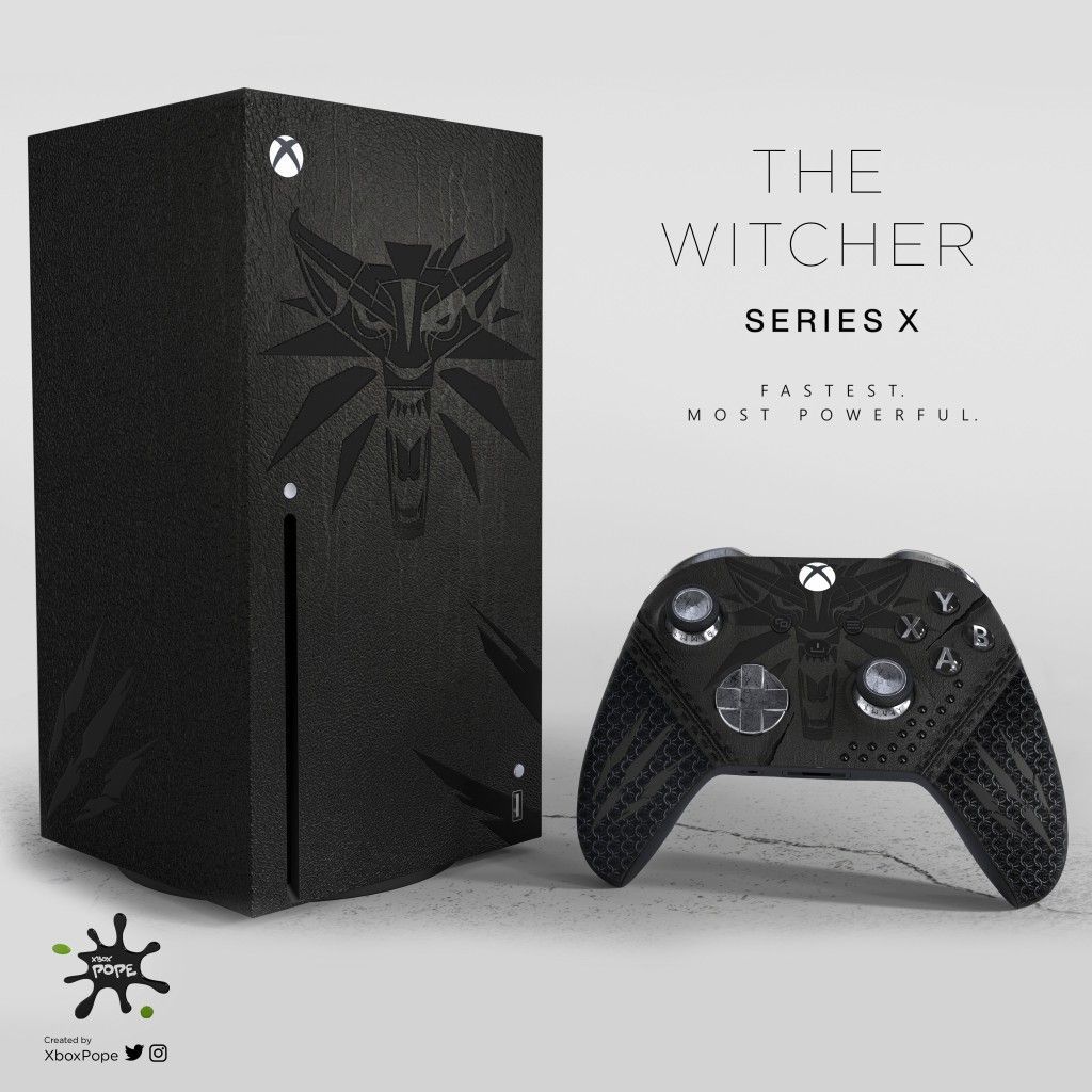 The Witcher XBOX Series X Console. Xbox, The witcher, Gaming wallpaper
