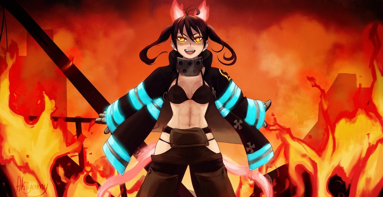 Tamaki Fire Force Background - Anime Wallpaper HD