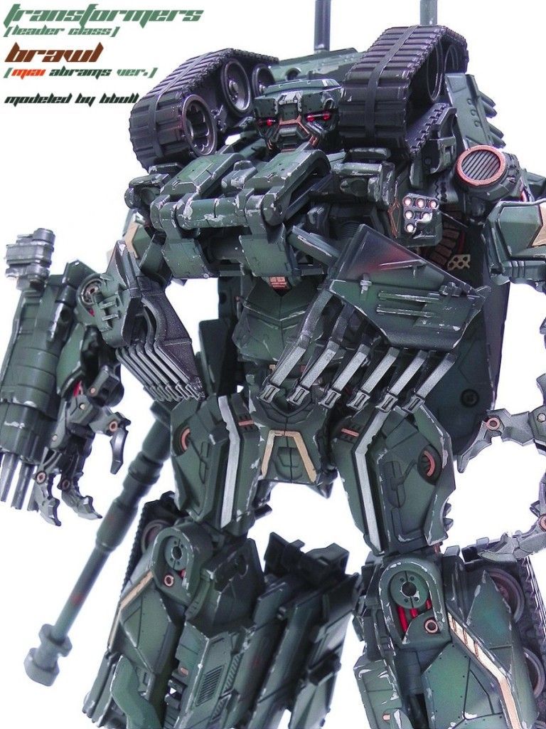 Transformers [Leader Class] BRAWL (Miai Abrams + Tank Mode Ver.) Full Photoreview No.55 Big or Wallpaper Size Image. Mode. Transformers, Futuristic armour, Model