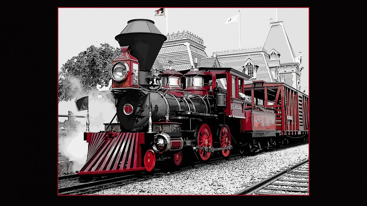 Red Train Sp 00 2048x1152 Wallpaperx1152