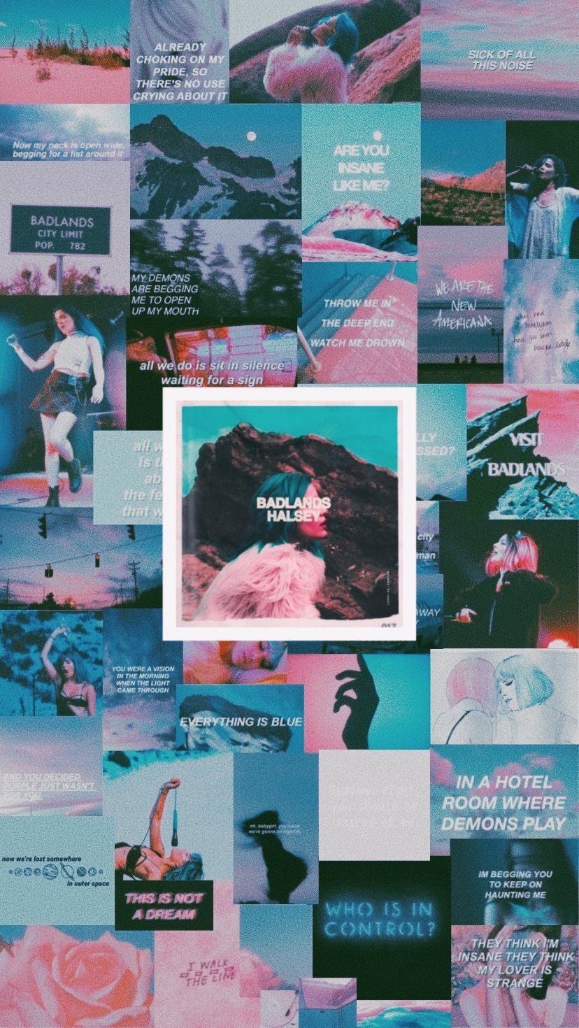 Badlands. Halsey poster, Halsey, Badlands