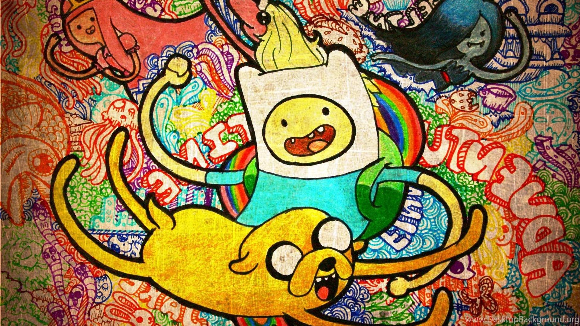Adventure Time Wallpaper, Graffiti HD Wallpaper Desktop Background