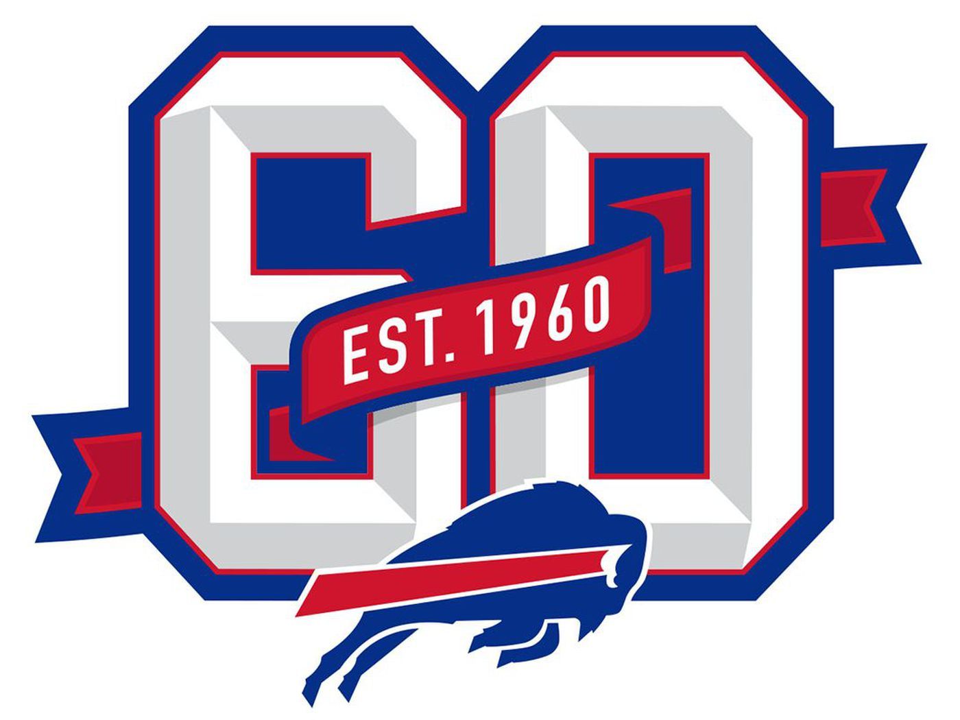 Buffalo Bills unveil logo commemorating franchise's 60th anniversary