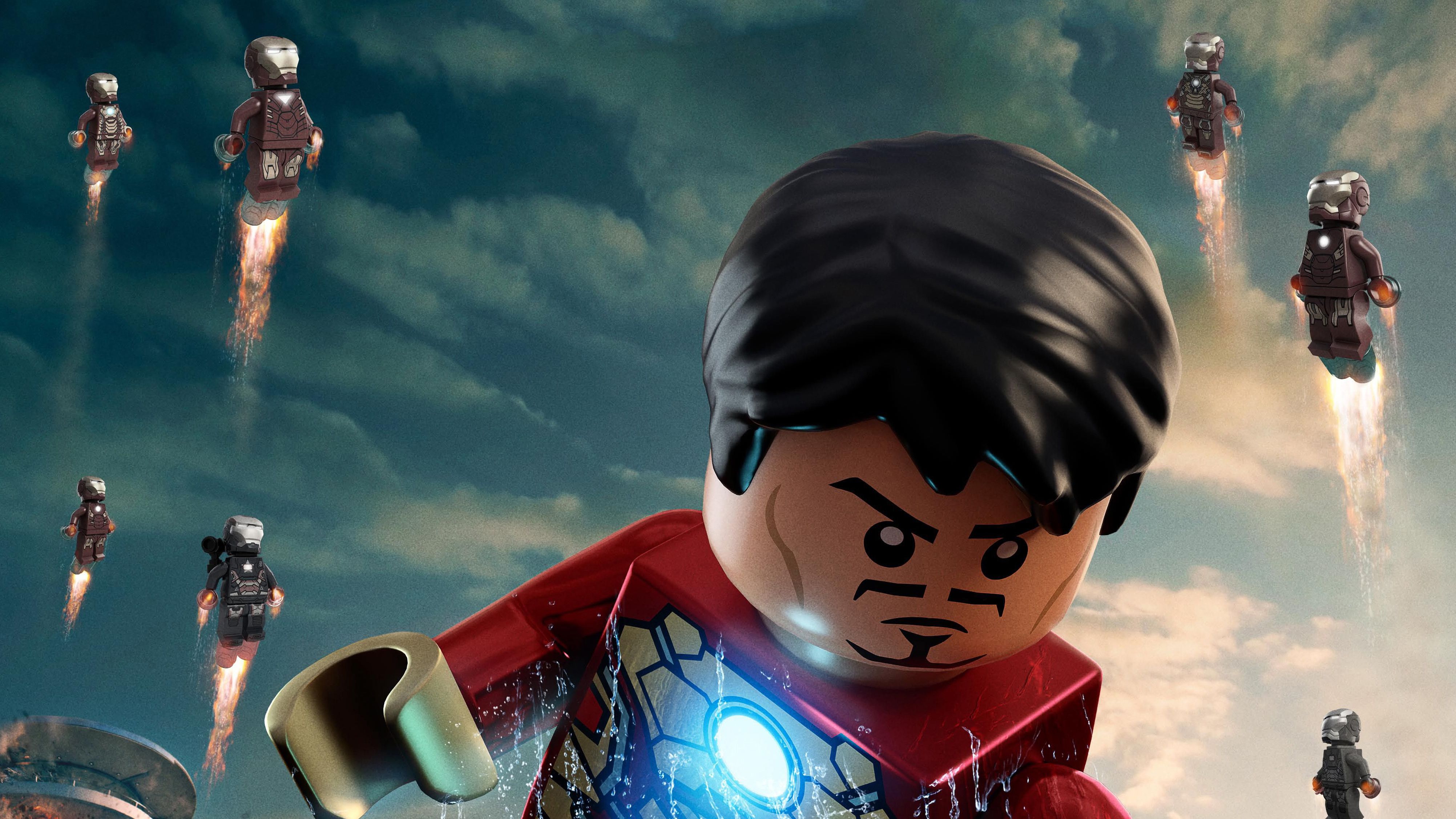 Lego Iron Man 4k, HD Superheroes, 4k Wallpaper, Image, Background, Photo and Picture