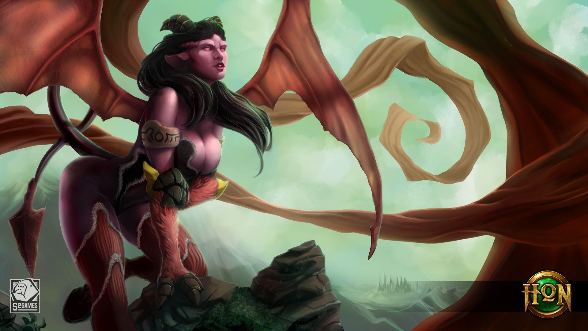 POGs Succubus Wallpaper. Heroes of Newerth Lore