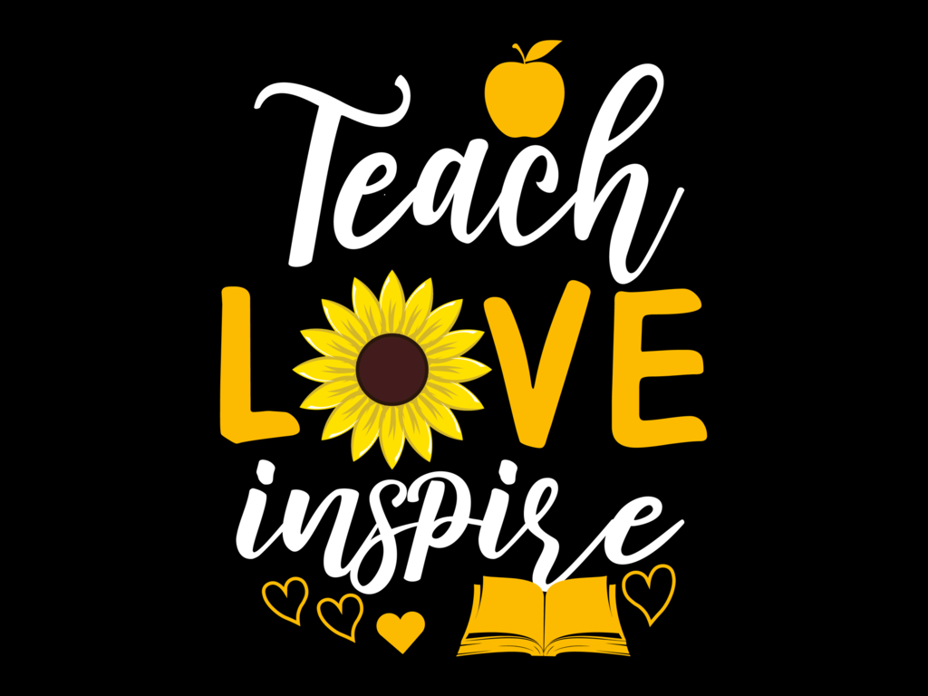 Teach Love Inspire Svg Files For Silhouette Files For Cricut Svg Dxf Eps Png Instant Download. Teaching, Business Card Mock Up, Love Teacher