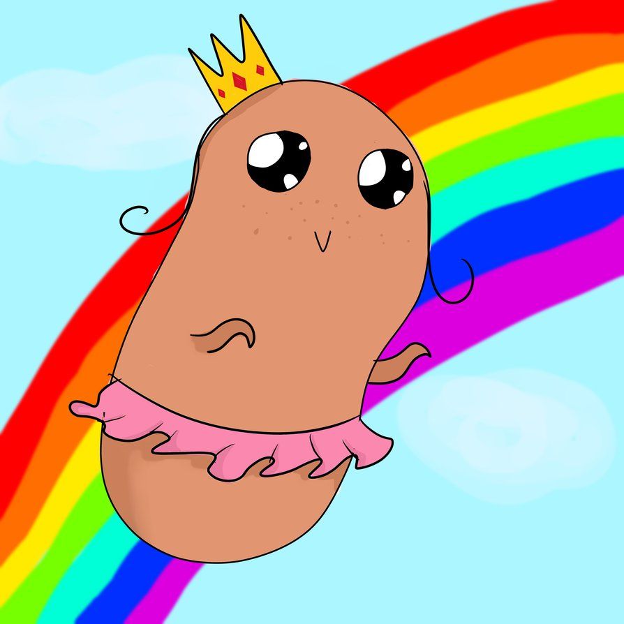 Free download Super Duper Kawaii Potato Princess by nella7122 [894x894] for your Desktop, Mobile & Tablet. Explore Kawaii Potato Wallpaper. Cute Kawaii Wallpaper, Kawaii Bear Wallpaper, Kawaii Girl Wallpaper