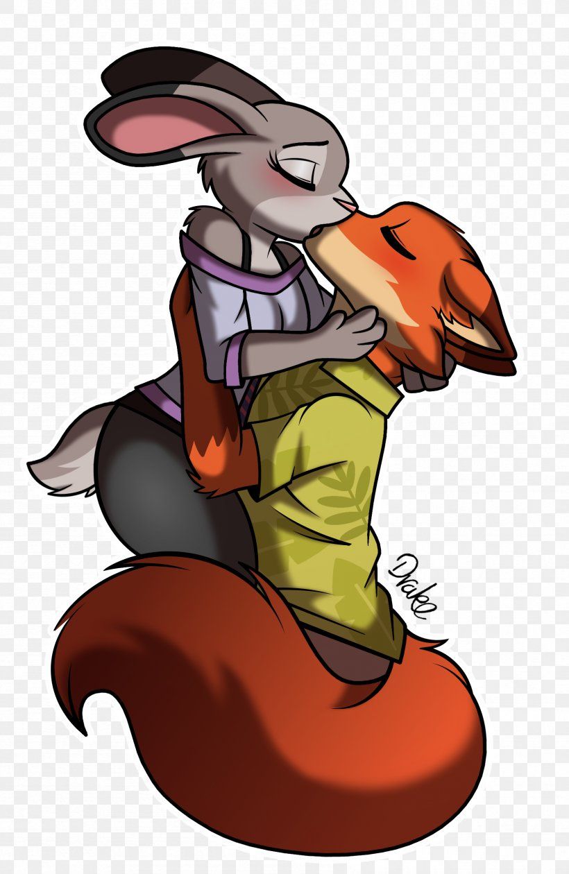 Lt. Judy Hopps Nick Wilde YouTube The Kiss, PNG, 1691x2600px, Lt Judy Hopps, Art, Boyfriend, Cartoon