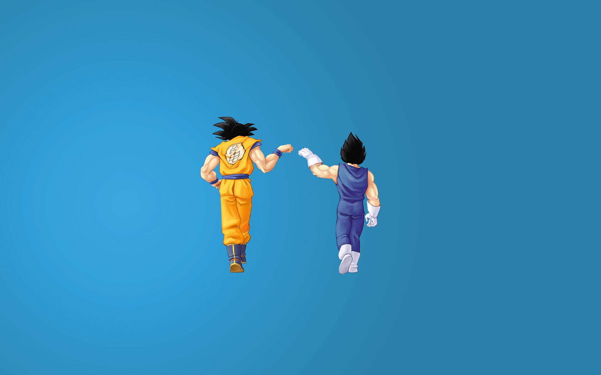 Goku and vegeta fist bump 🔥 Goku And Vegeta Fist Bump Comput