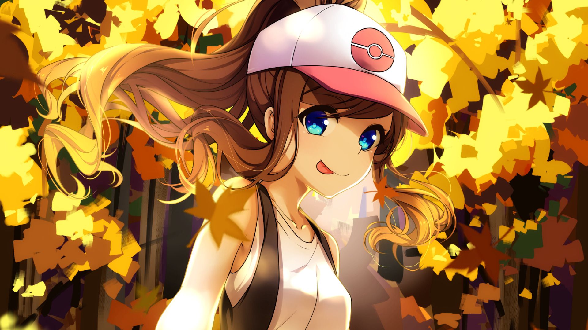 Wallpaper : anime girls, pokemon, Dawn Pokemon, long hair, blue