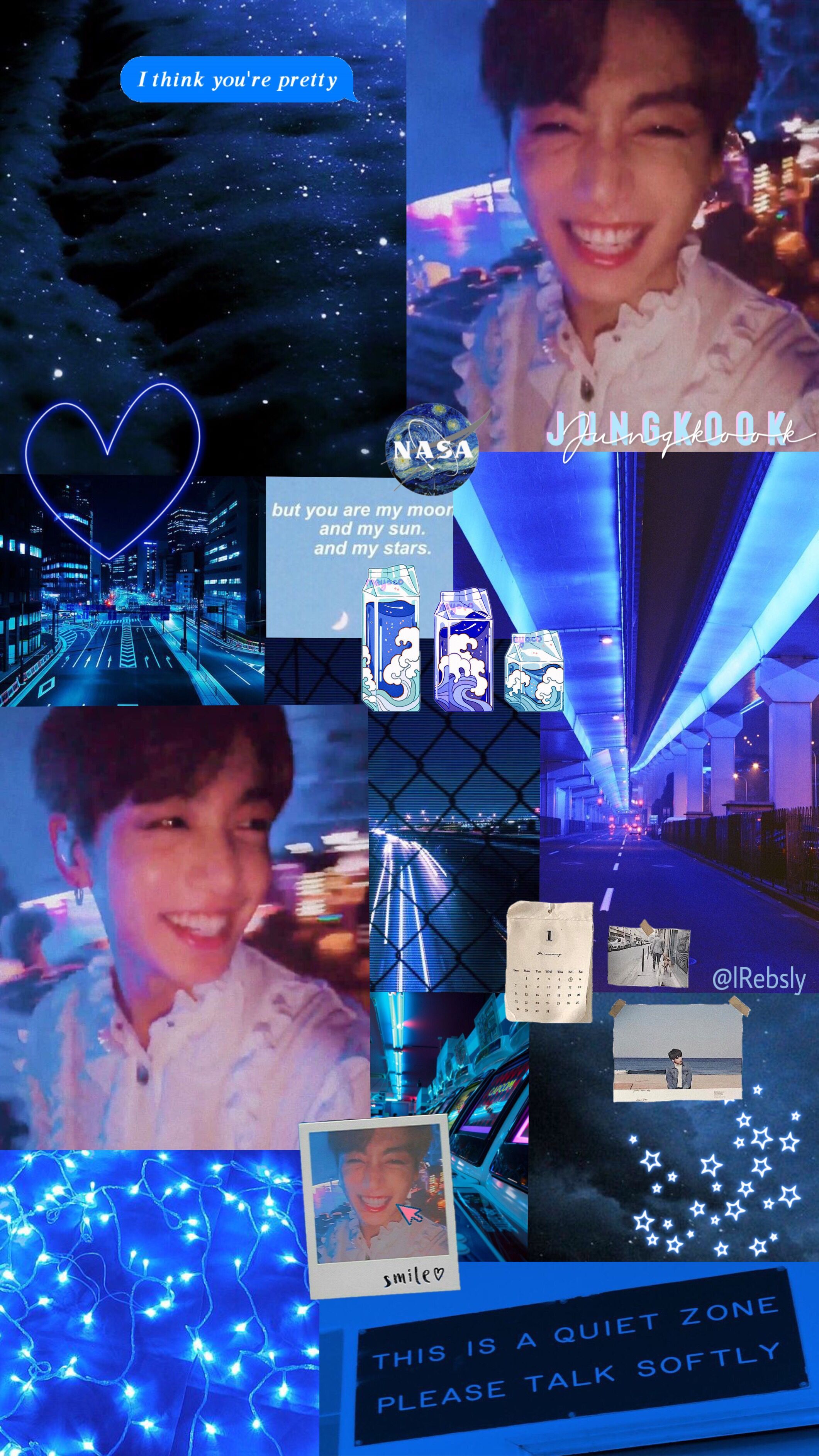 Bts Aesthetic Background : BTS Blue Wallpapers - Wallpaper Cave - Rosie