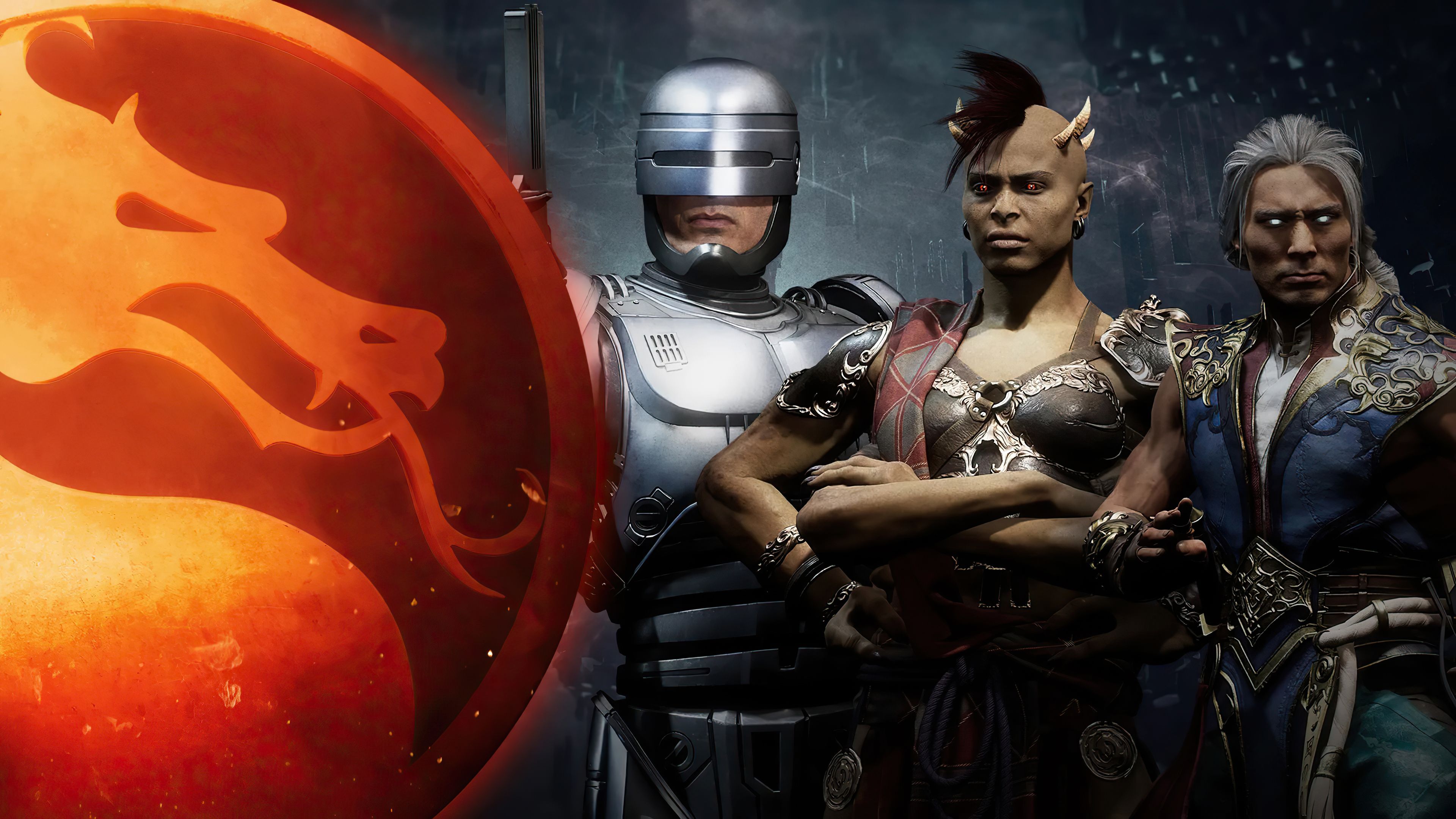 Mortal Kombat 11 Aftermath Fujin Sheeva And RoboCop 4k, HD Games, 4k Wallpaper, Image, Background, Photo and Picture