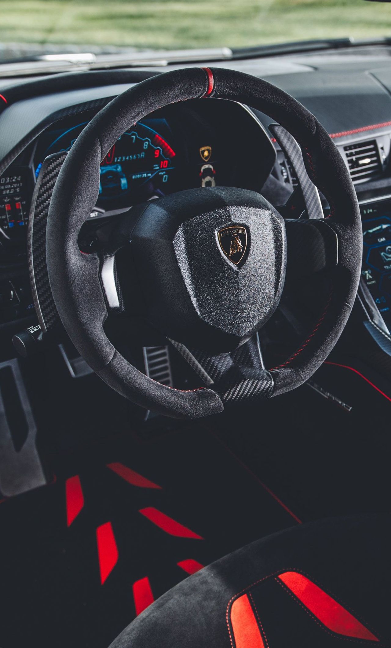Lamborghini Centenario Coupe Interior iPhone HD 4k Wallpaper, Image, Background, Photo and Picture