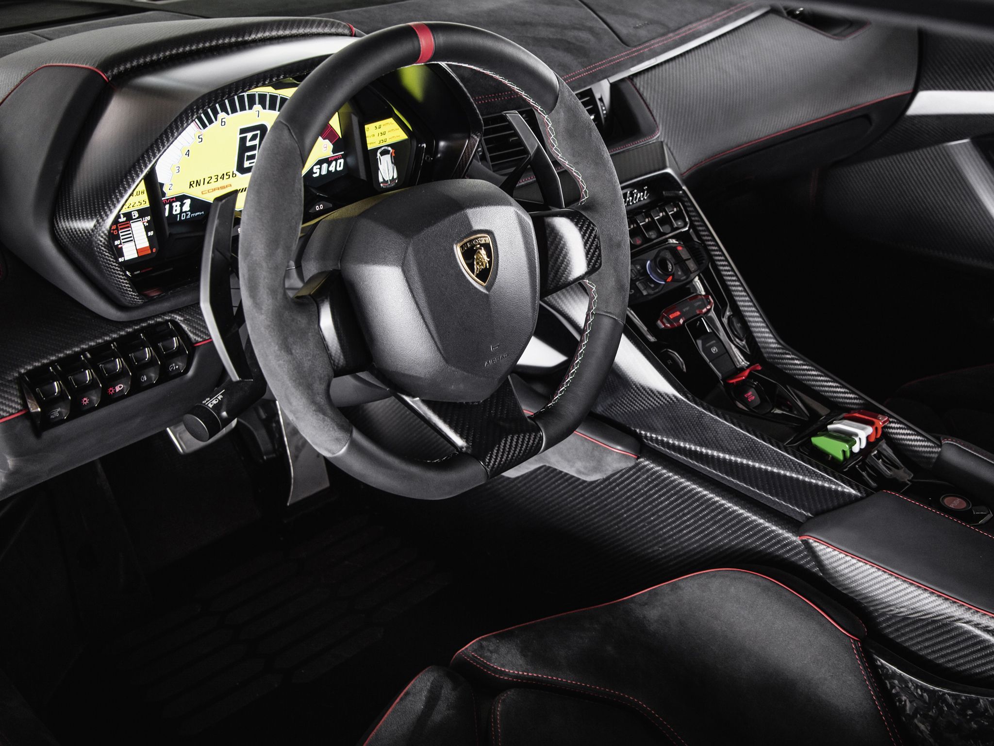 Lamborghini Veneno supercar interior d wallpaperx1536