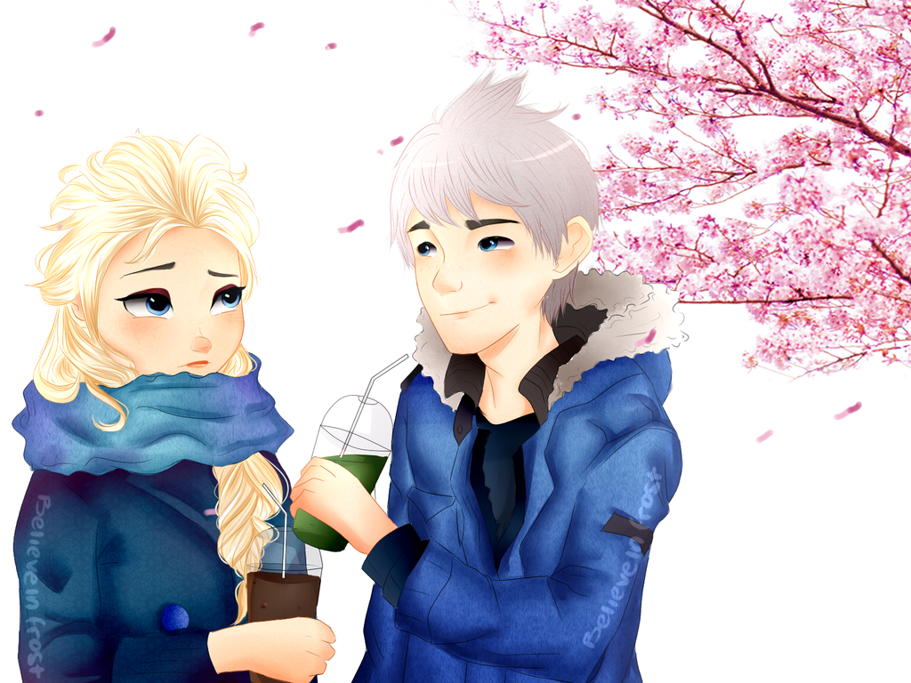 Elsa and Jack Frost fan Art