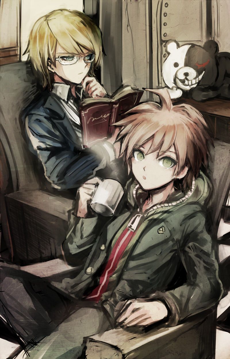 togami and naegi. Anime, Byakuya togami, Danganronpa characters