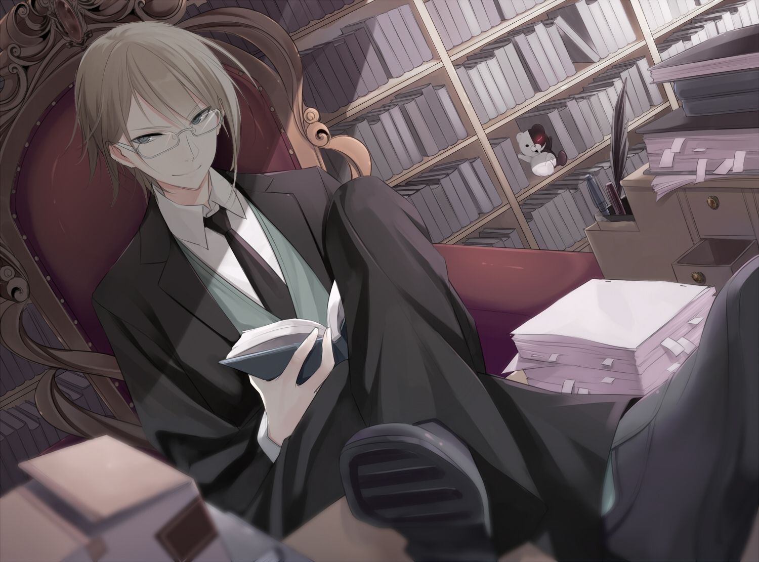 togami byakuya, guy, blonde 1366x768 Resolution Wallpaper, HD Anime 4K Wallpaper, Image, Photo and Background